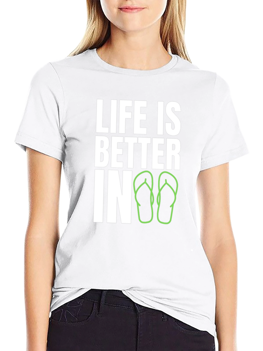 Life is Better In Flip Flops Graphic T-Shirt
