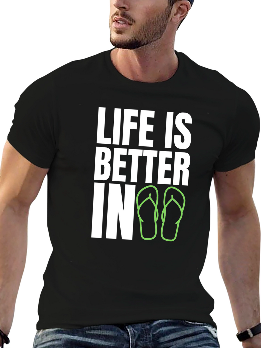 Life is Better In Flip Flops Graphic T-Shirt