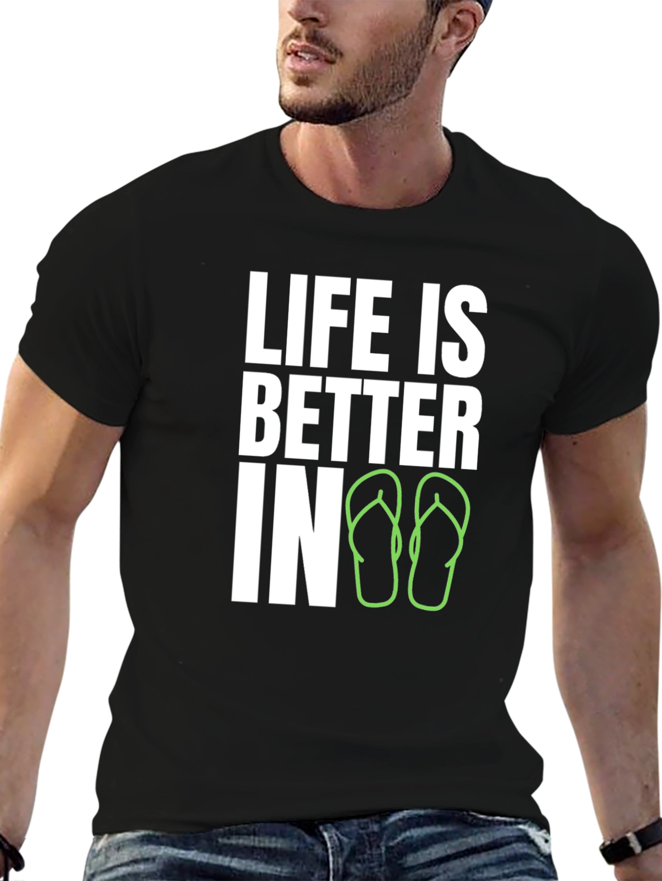 Life is Better In Flip Flops Graphic T-Shirt