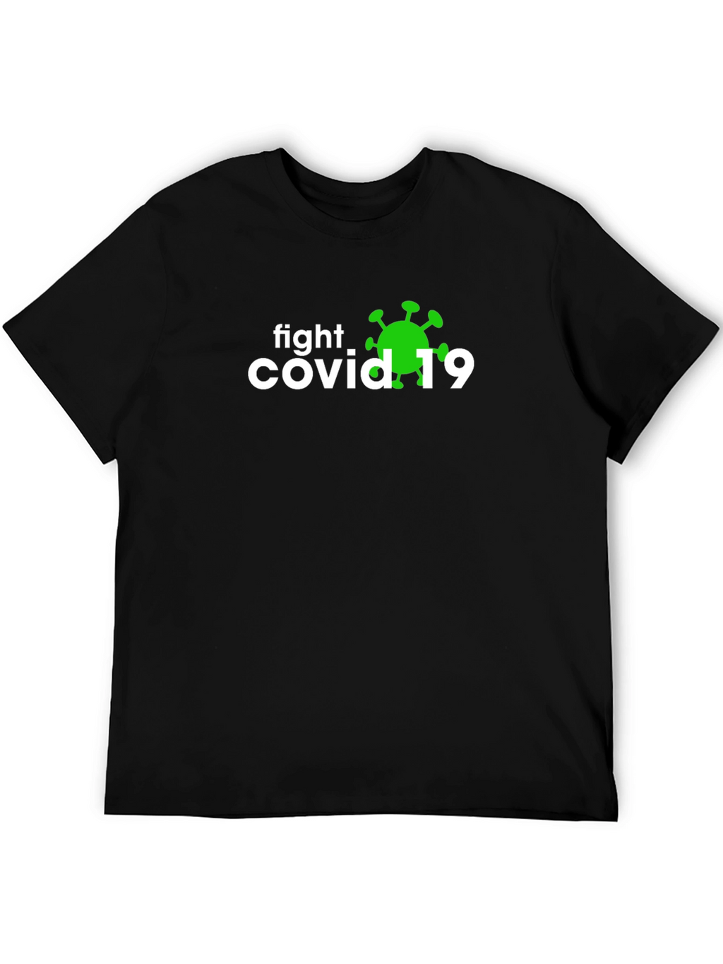 Fight Covid-19 T-Shirt - Black Graphic Tee