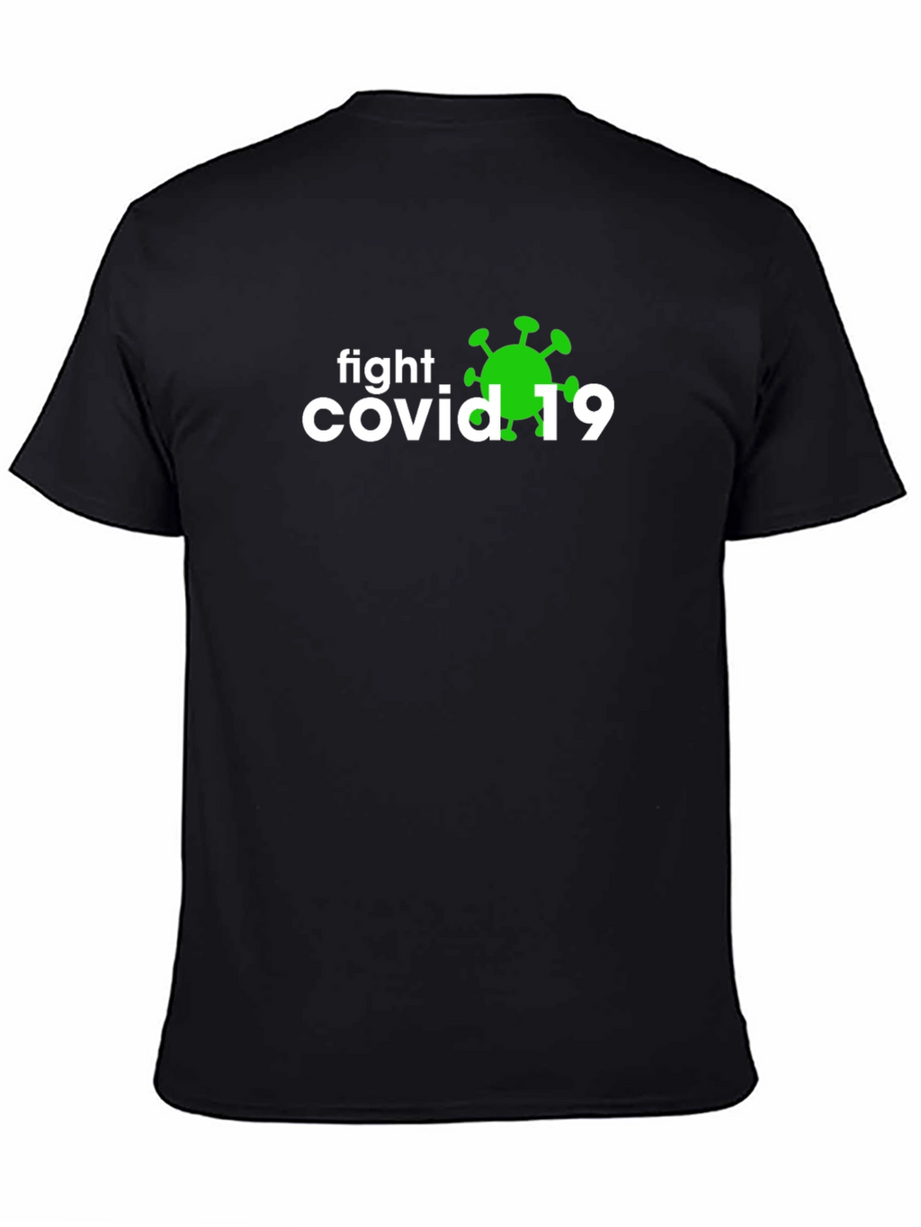 Fight Covid-19 T-Shirt - Black Graphic Tee