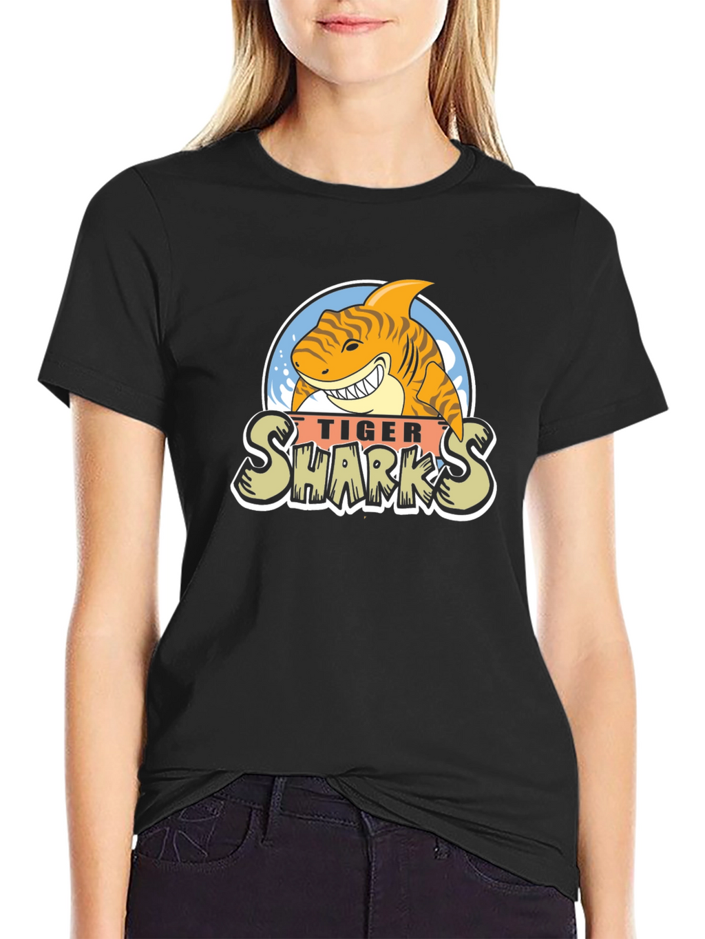 Tiger Sharks Graphic T-Shirt - Unique Design