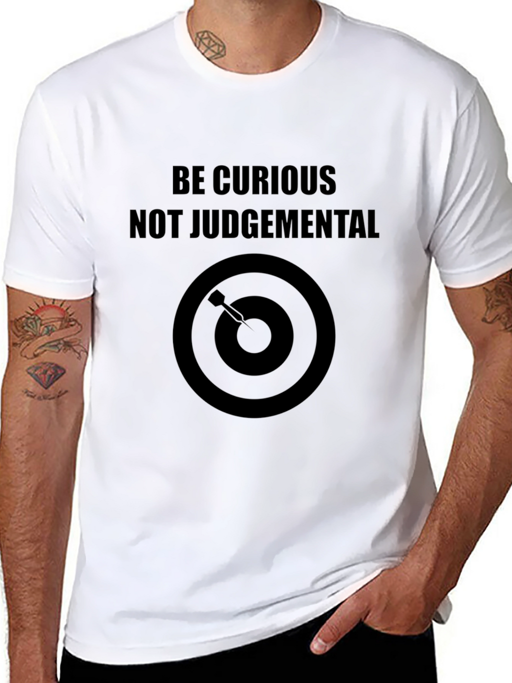 Curious Not Judgemental Graphic Tee