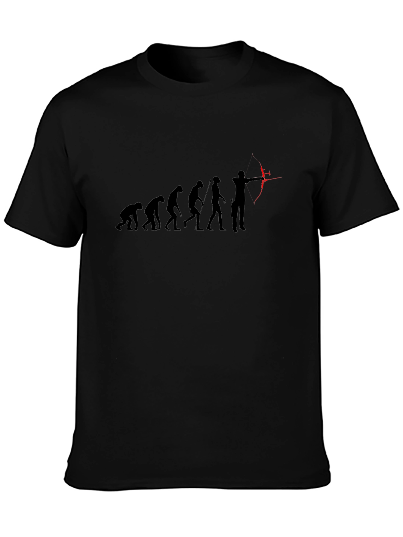 Evolution of Archery Black T-Shirt