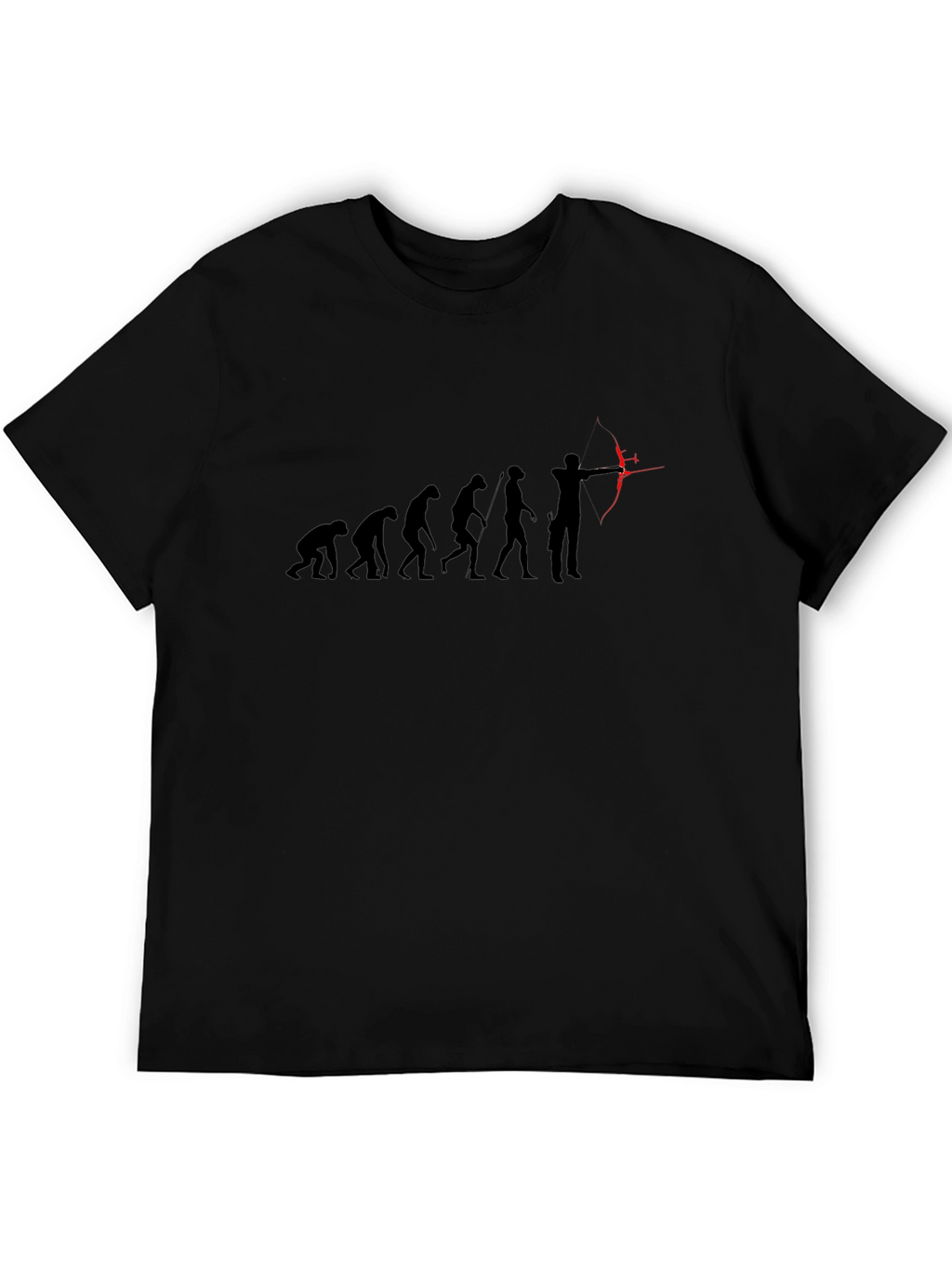 Evolution of Archery Black T-Shirt