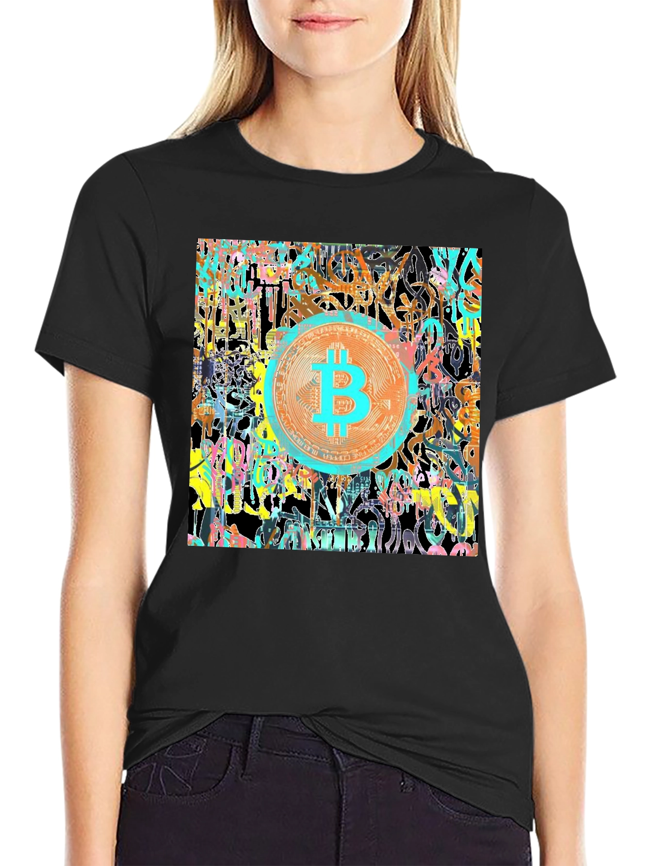 Bitcoin Crypto Art T-Shirt