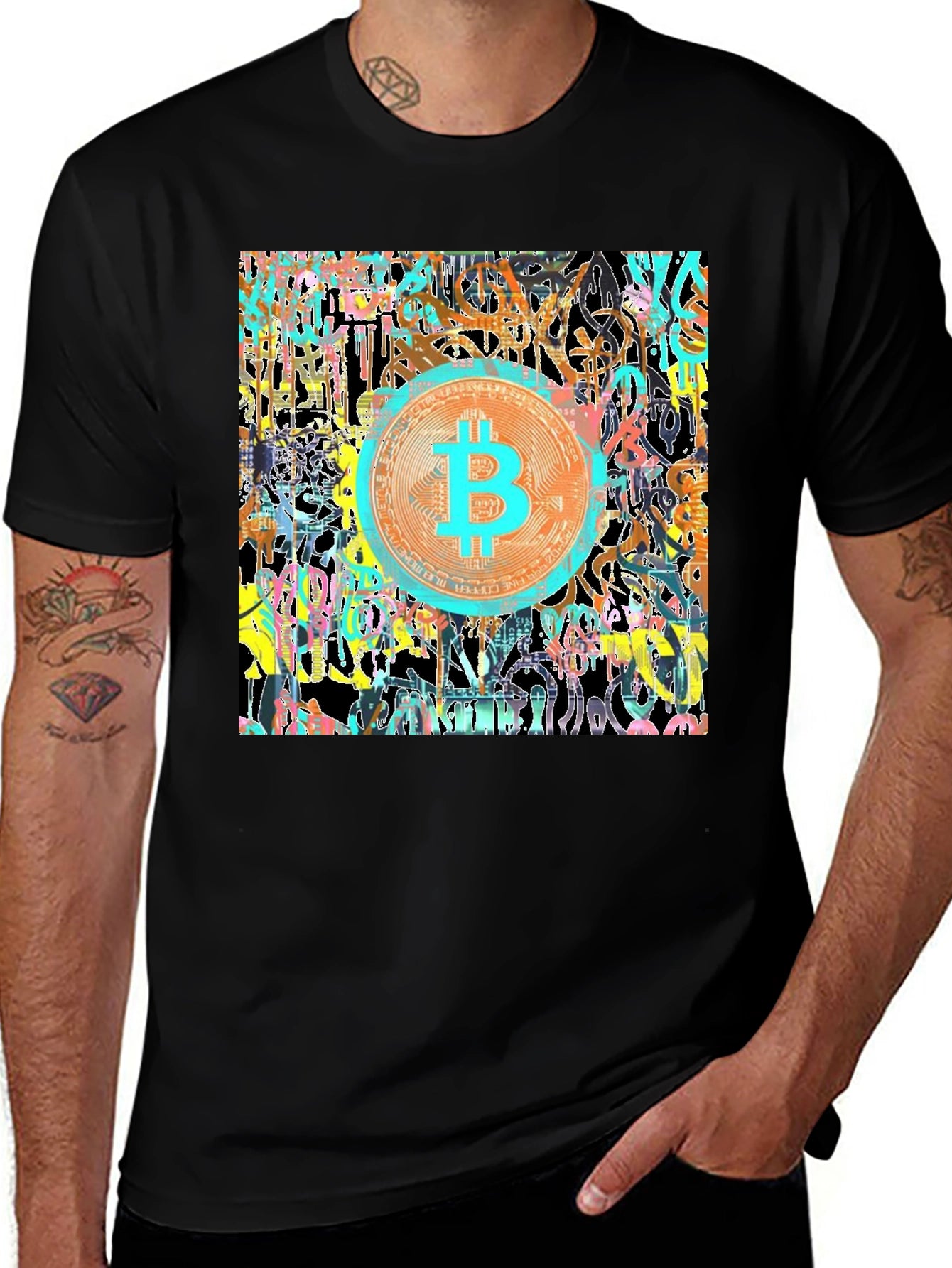 Bitcoin Crypto Art T-Shirt