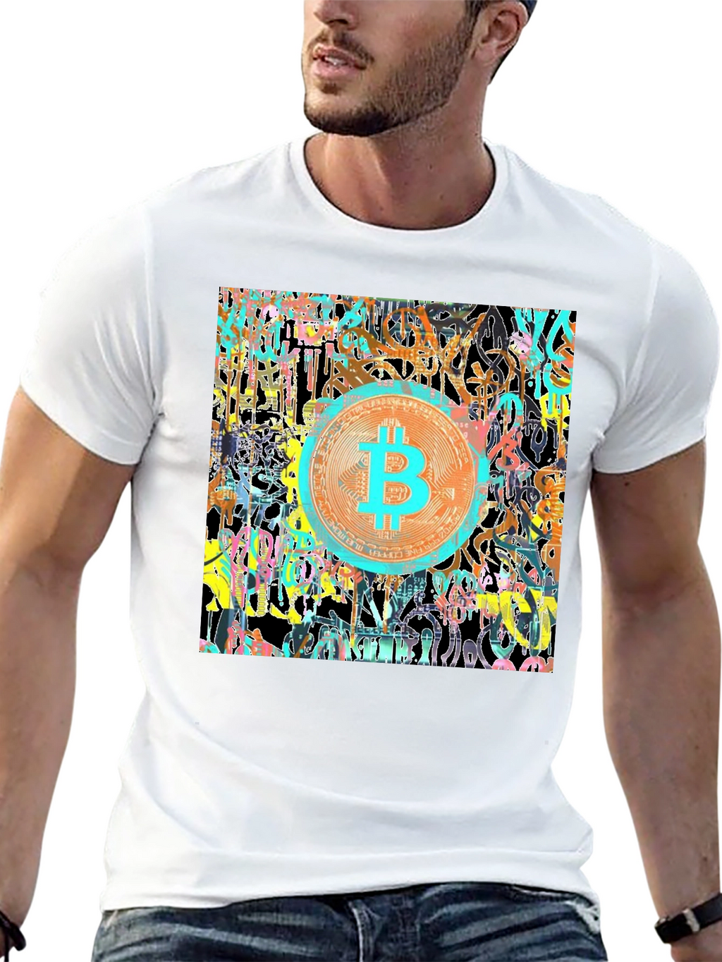 Bitcoin Crypto Art T-Shirt
