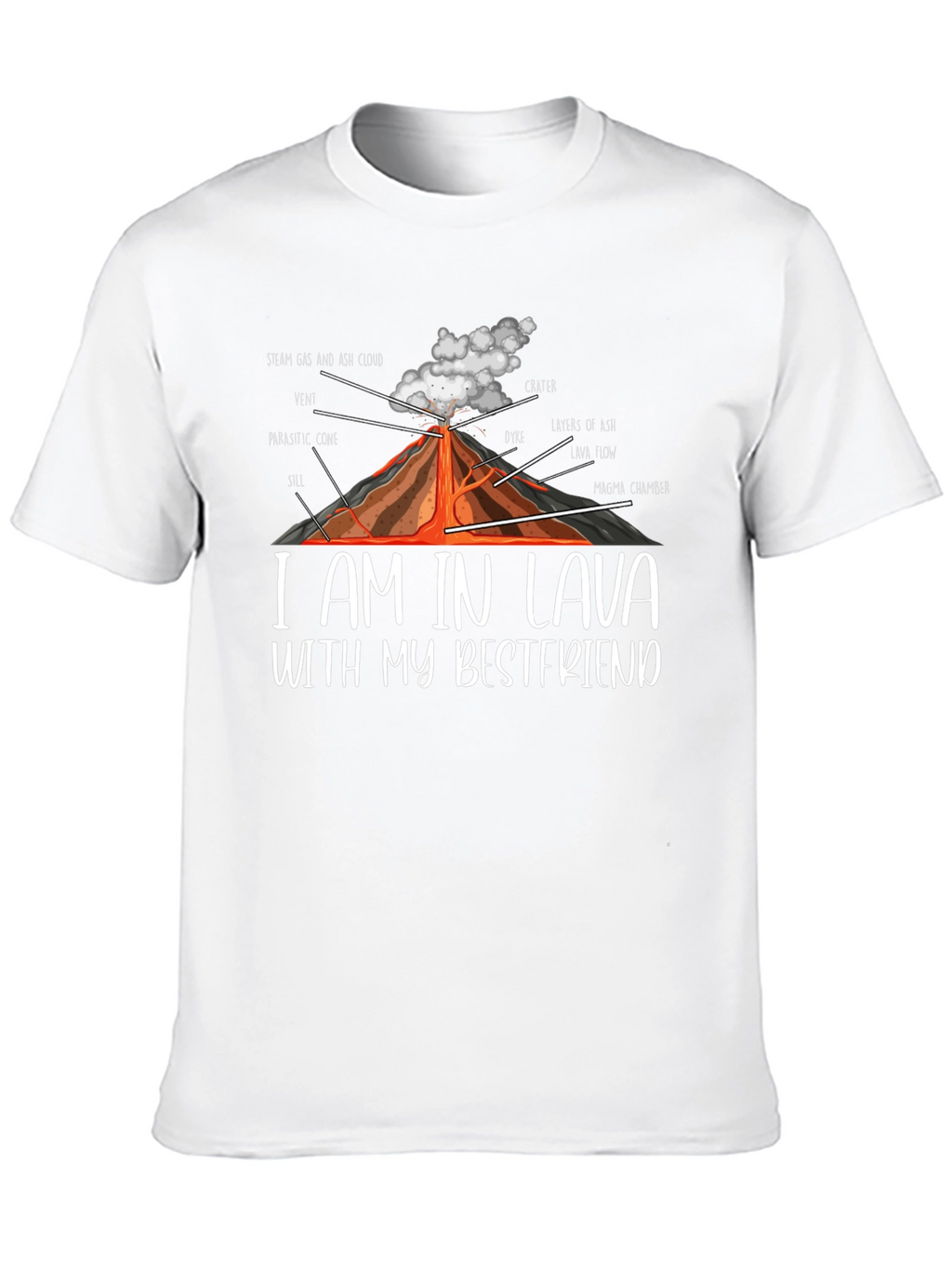 I am in Lava with my Bestfriend Graphic T-Shirt