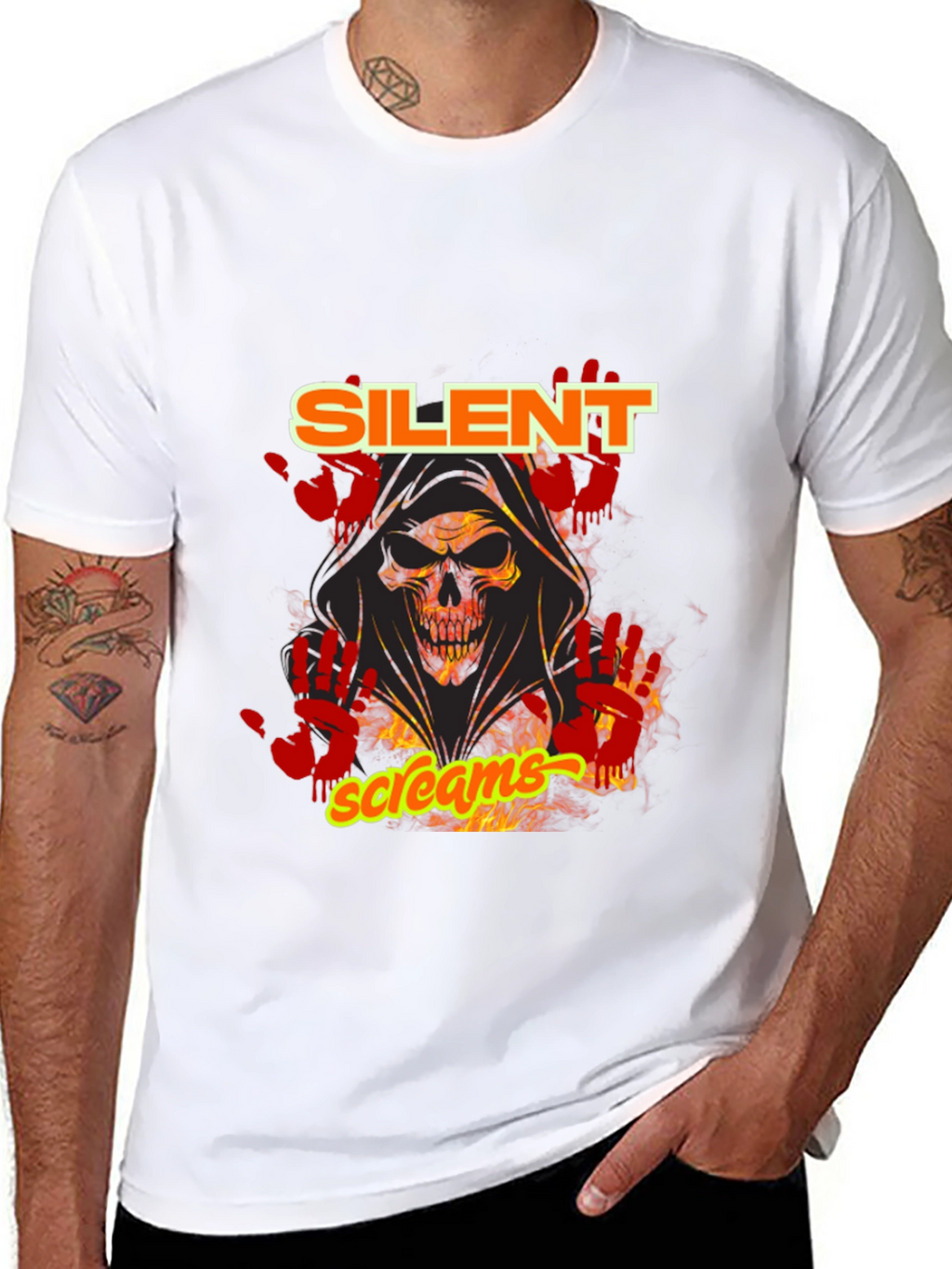 Silent Screams Graphic T-Shirt