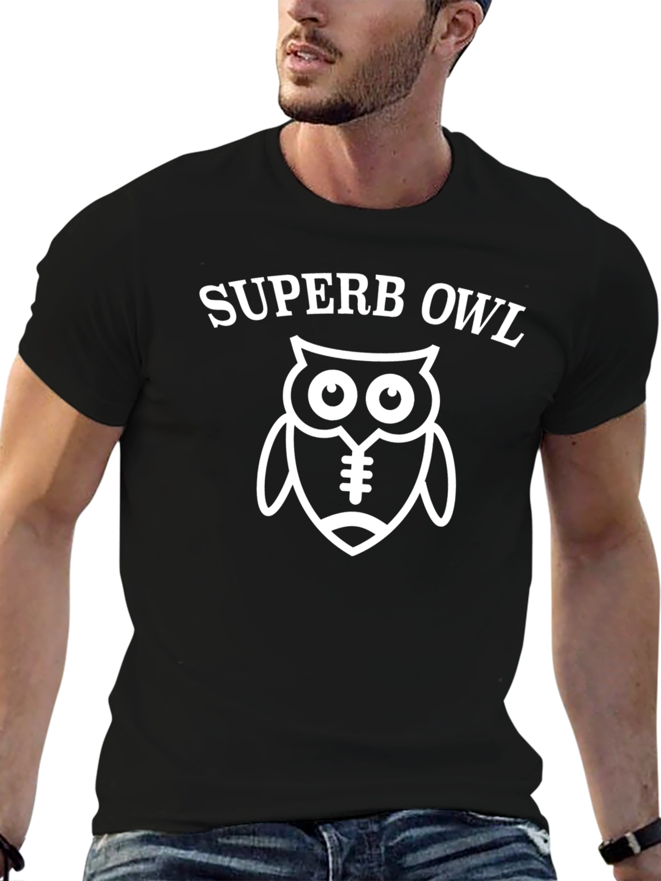 Superb Owl Graphic Tee - Football Fan T-Shirt