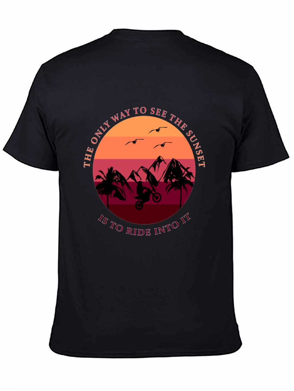 Sunset Ride T-Shirt - Adventure Tee