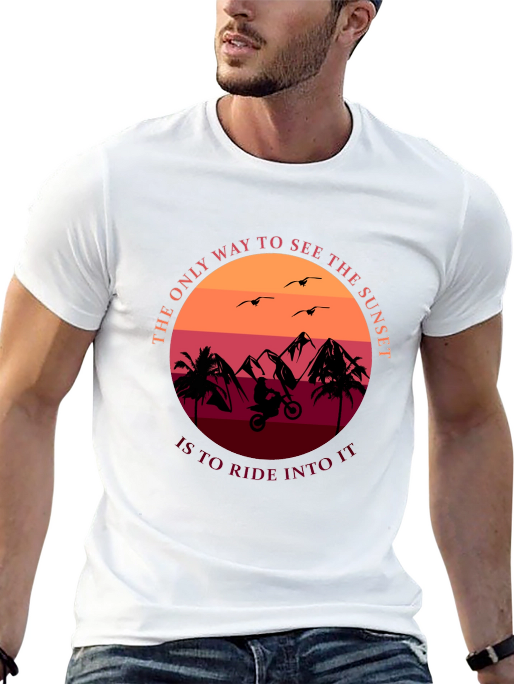 Sunset Ride T-Shirt - Adventure Tee