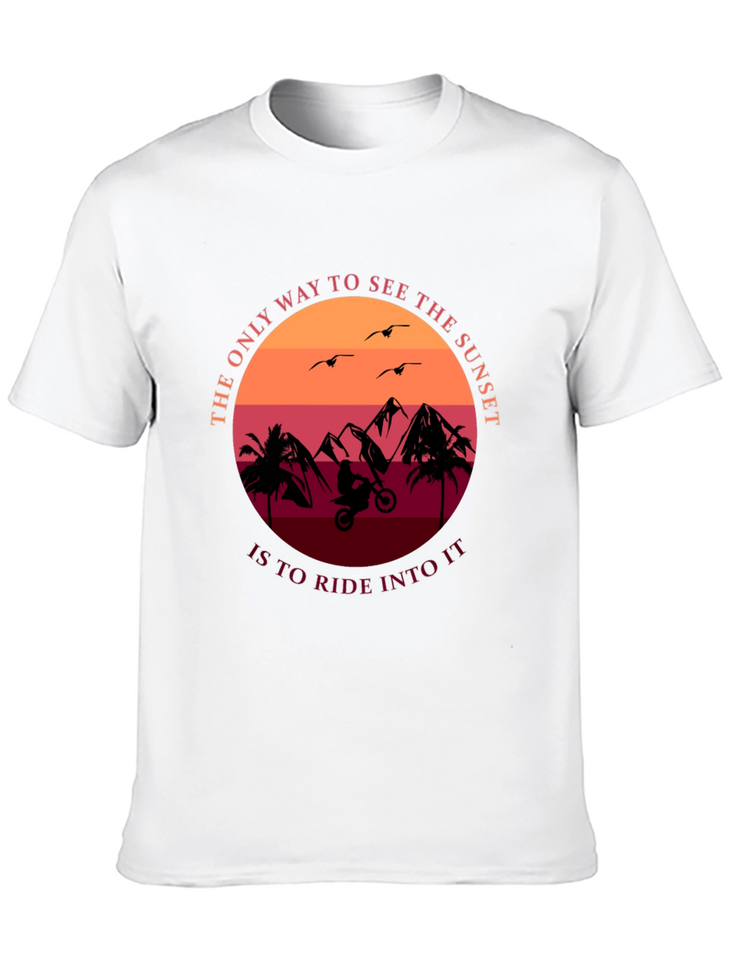 Sunset Ride T-Shirt - Adventure Tee