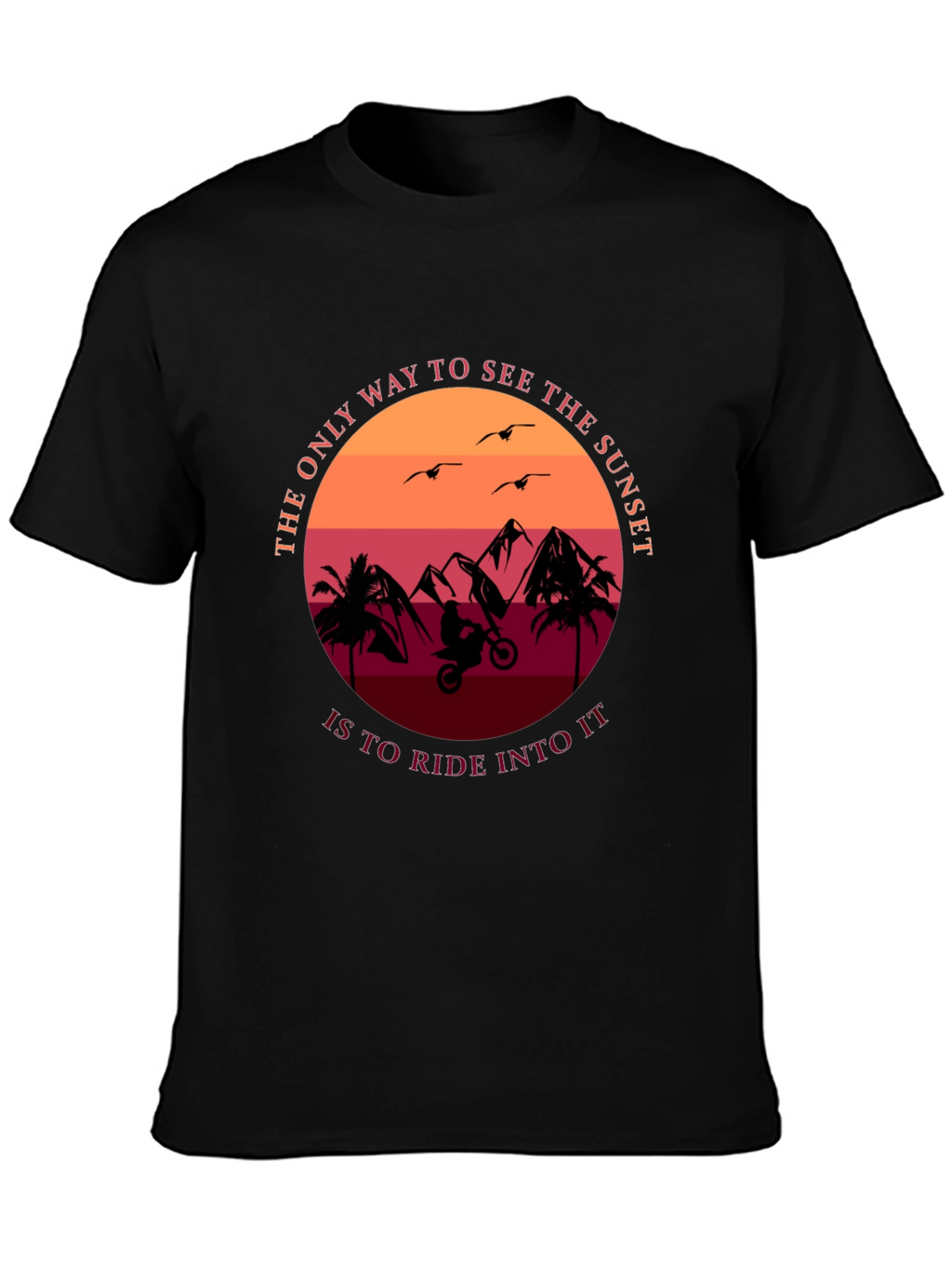 Sunset Ride T-Shirt - Adventure Tee