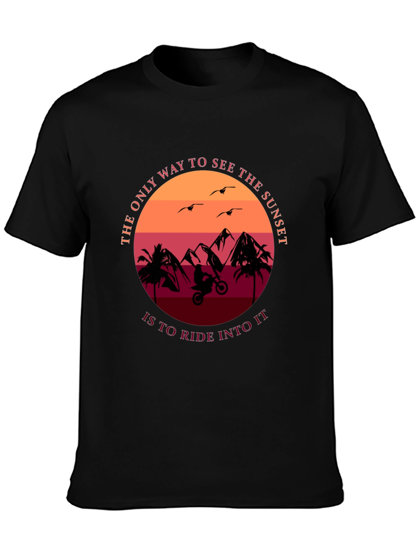 Sunset Ride T-Shirt - Adventure Tee