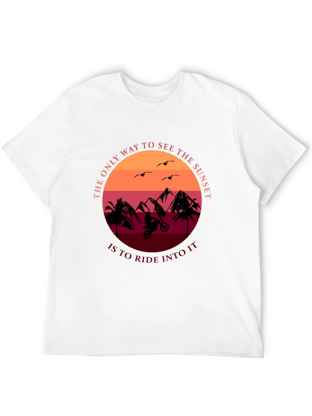 Sunset Ride T-Shirt - Adventure Tee