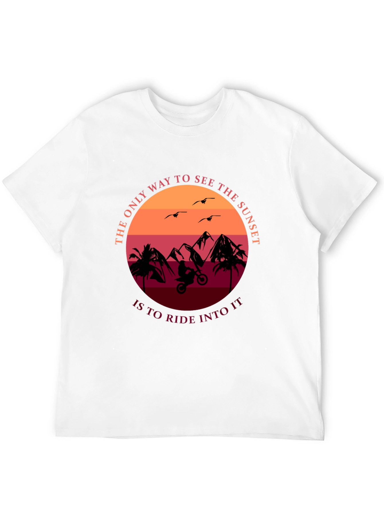 Sunset Ride T-Shirt - Adventure Tee