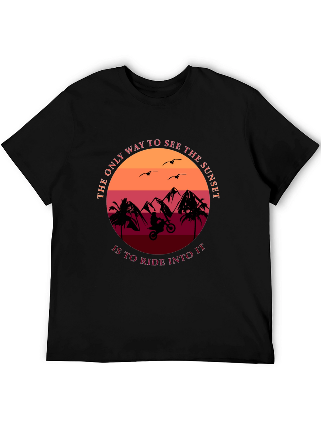 Sunset Ride T-Shirt - Adventure Tee