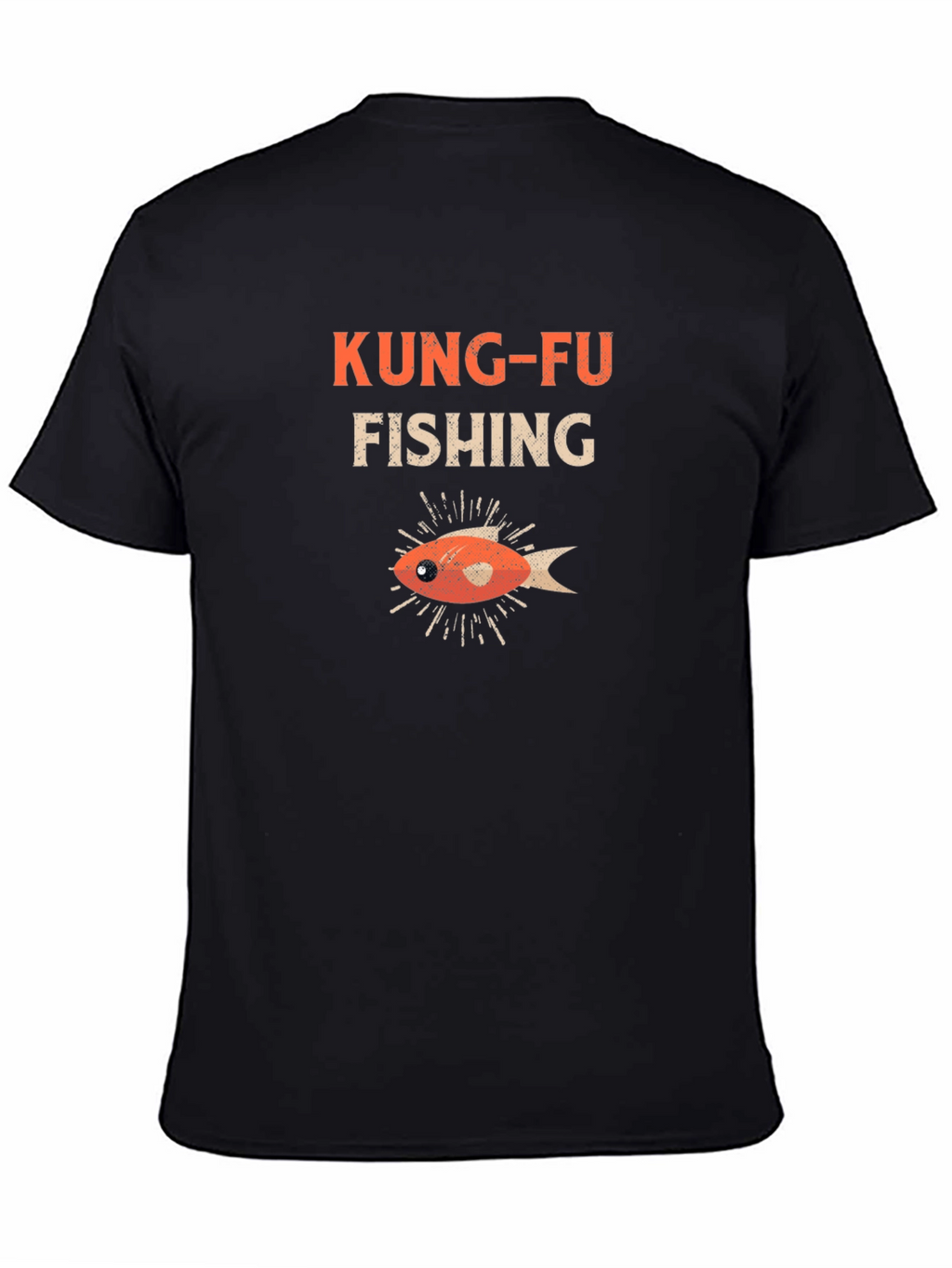 Kung-Fu Fishing Graphic Tee - Unique Style!