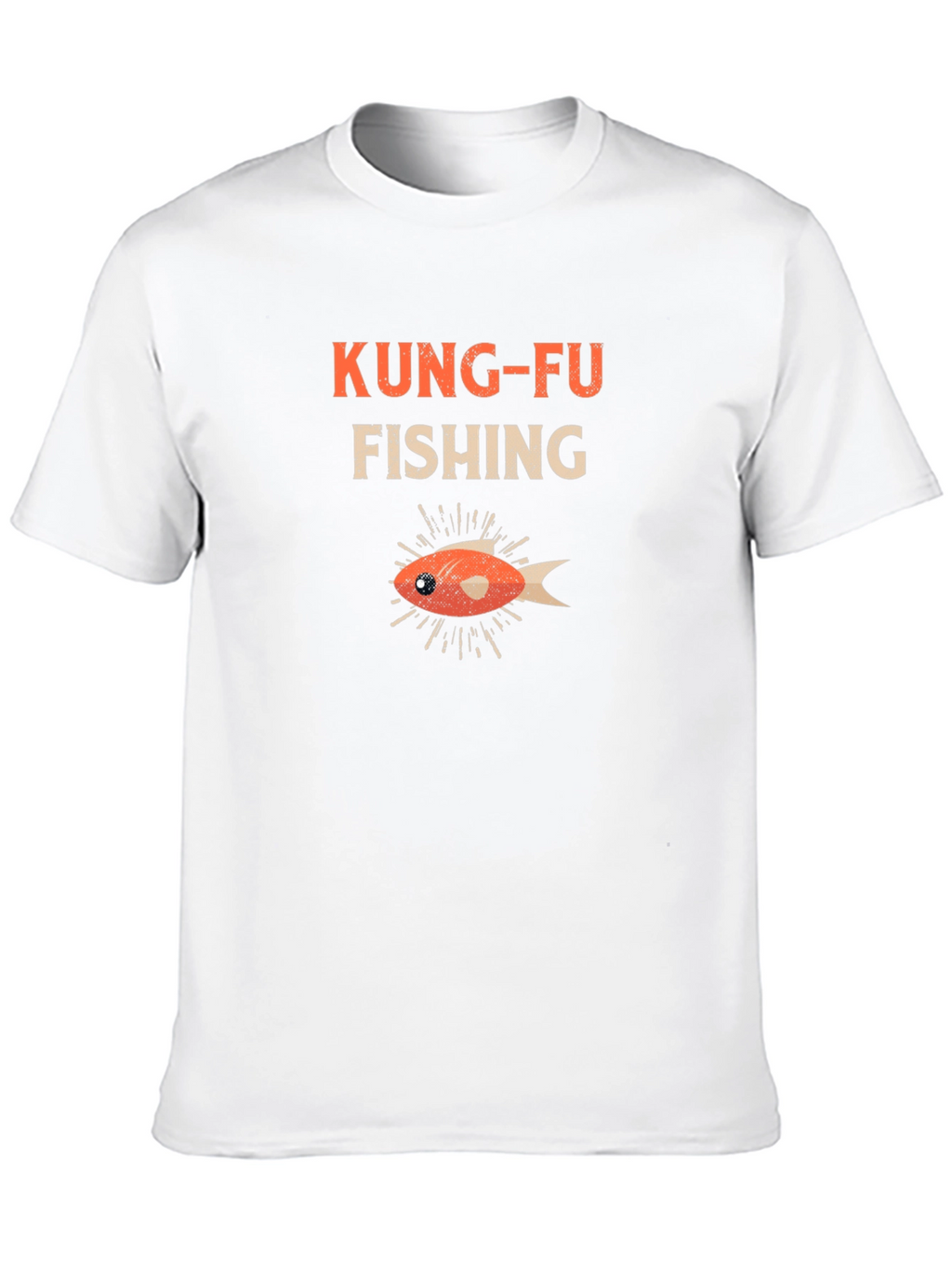 Kung-Fu Fishing Graphic Tee - Unique Style!