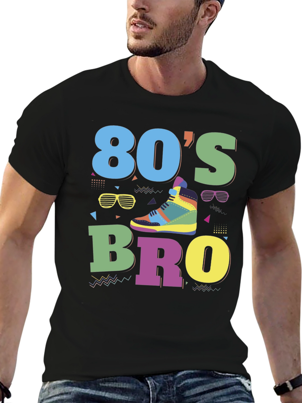 Retro 80s Bro T-Shirt