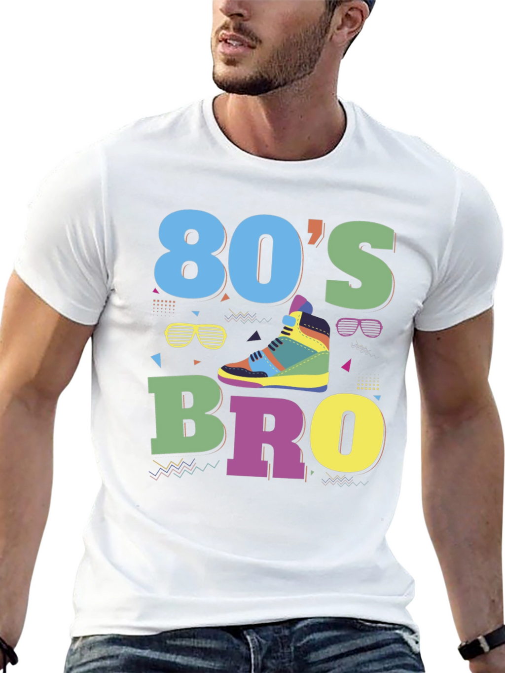 Retro 80s Bro T-Shirt