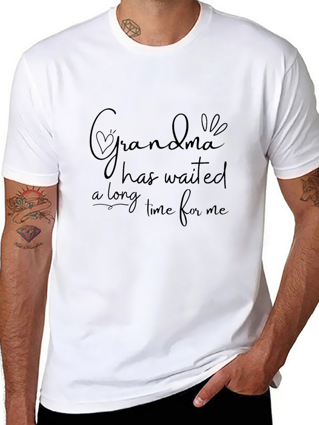 Grandmas Love Black T-Shirt