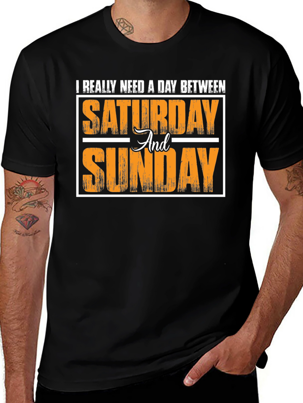 Funny Weekend T-Shirt - I Need a Day Between