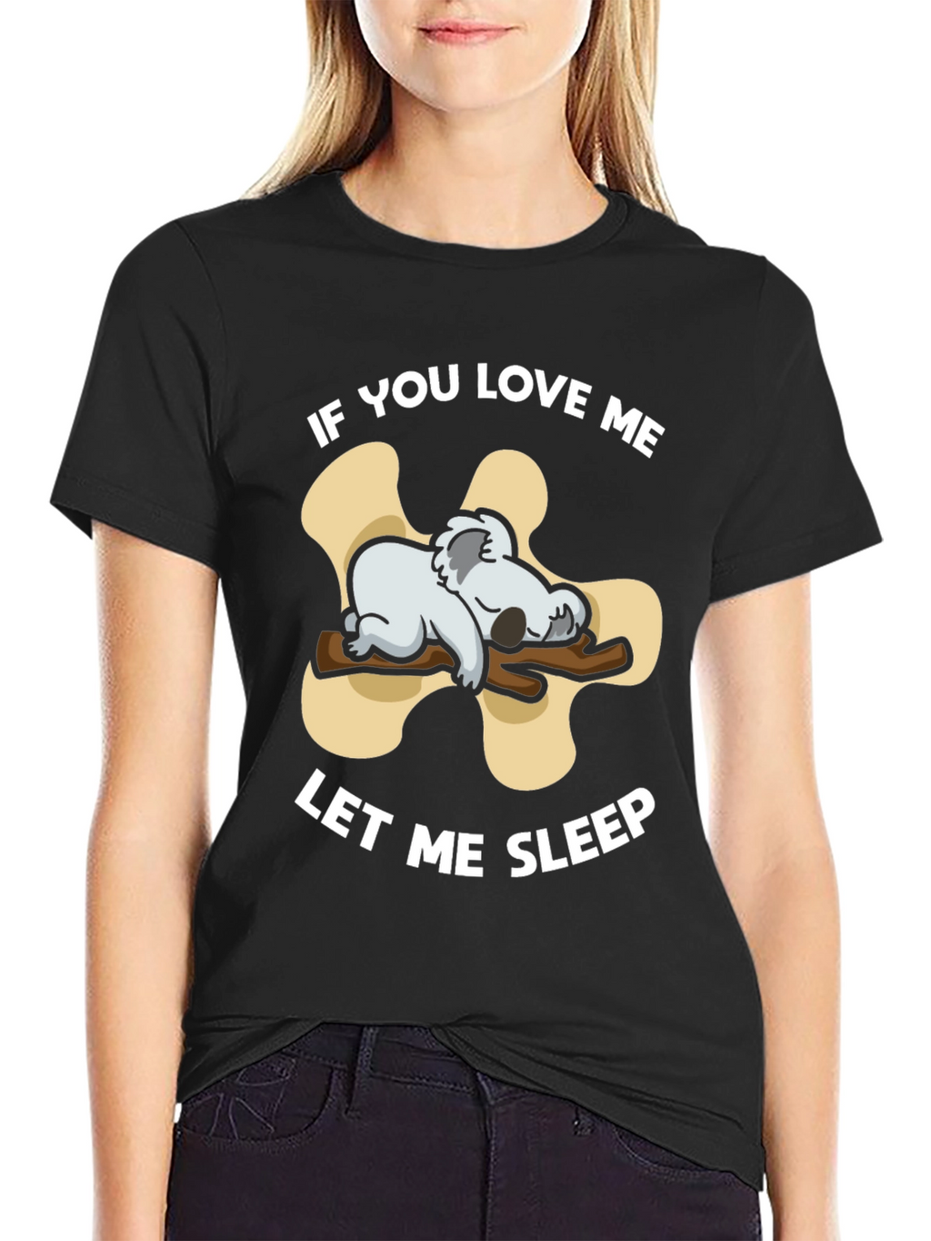 Koala Let Me Sleep Graphic T-Shirt