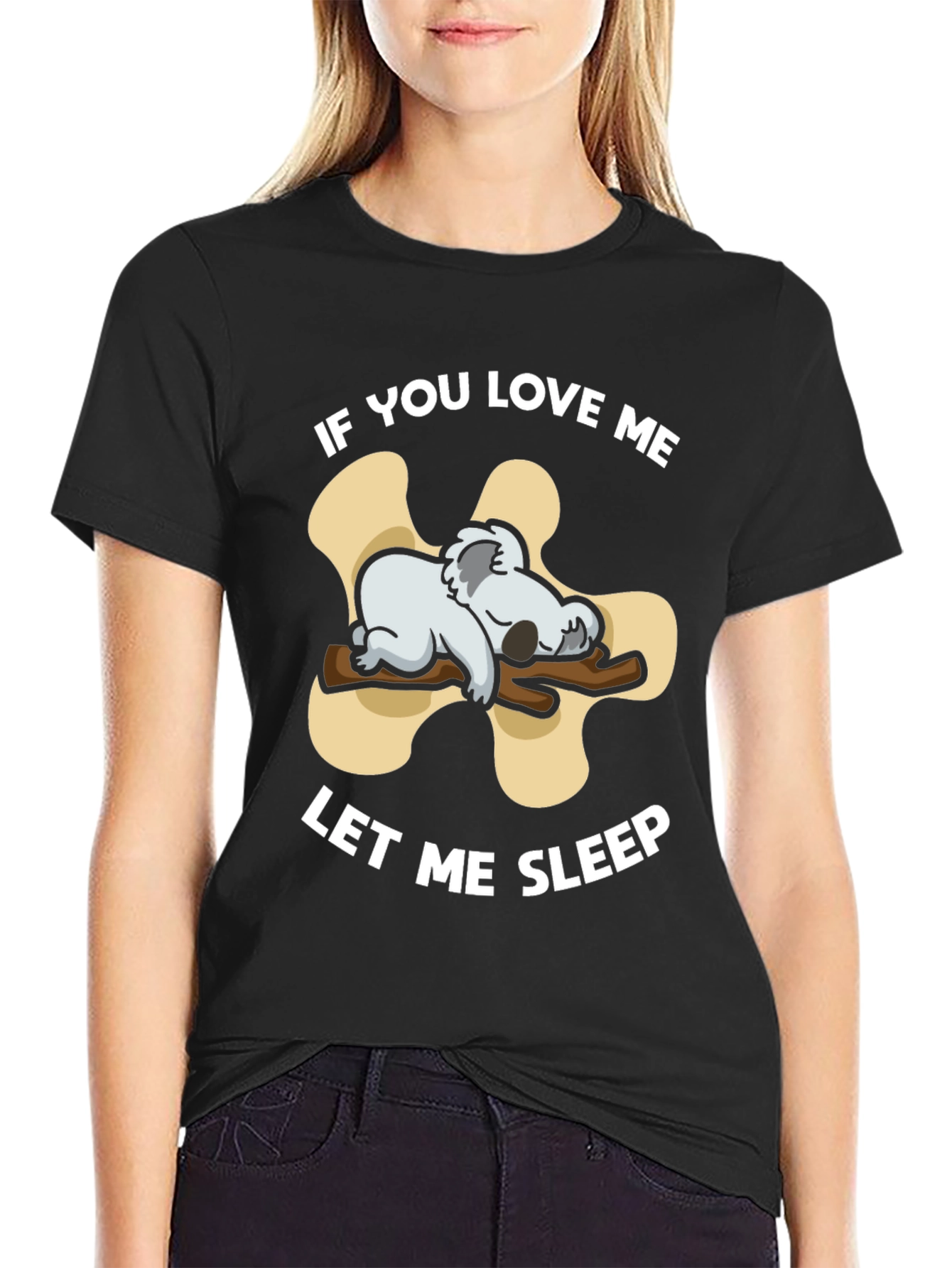 Koala Let Me Sleep Graphic T-Shirt