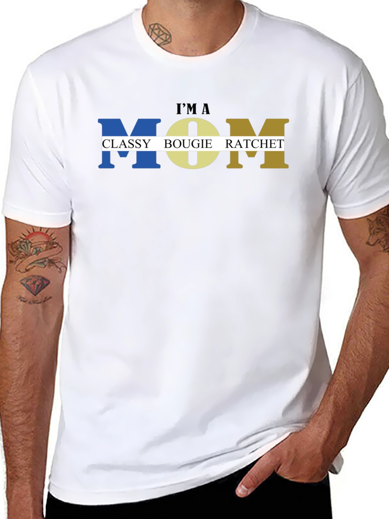 Classy Bougie Ratchet Mom T-Shirt