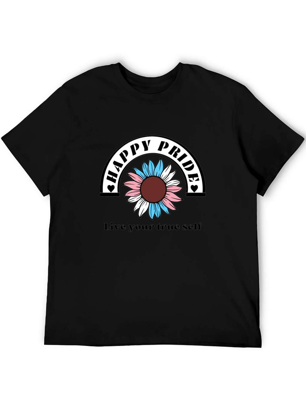 Happy Pride T-Shirt - Transgender Sunflower Design
