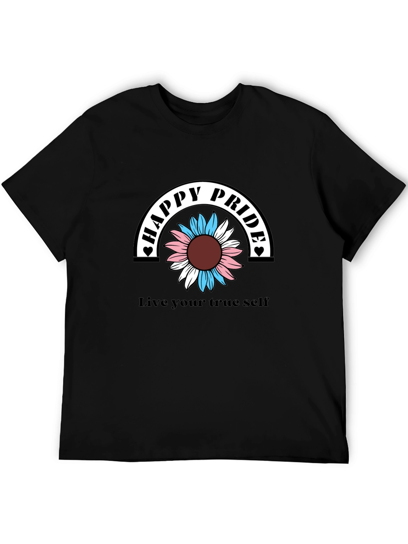 Happy Pride T-Shirt - Transgender Sunflower Design