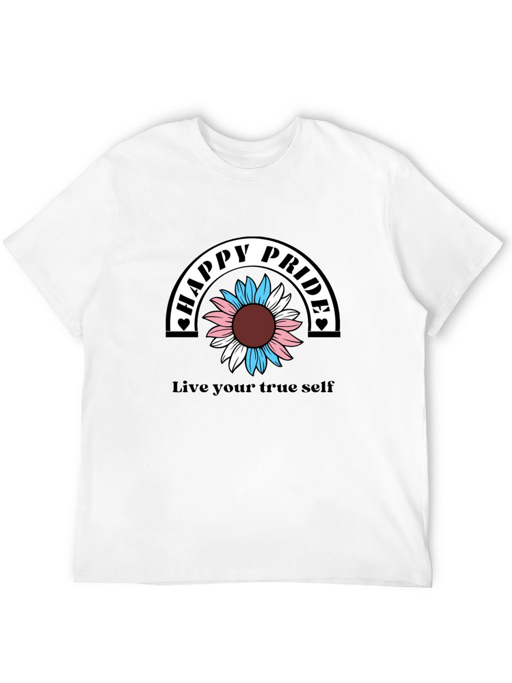 Happy Pride T-Shirt - Transgender Sunflower Design