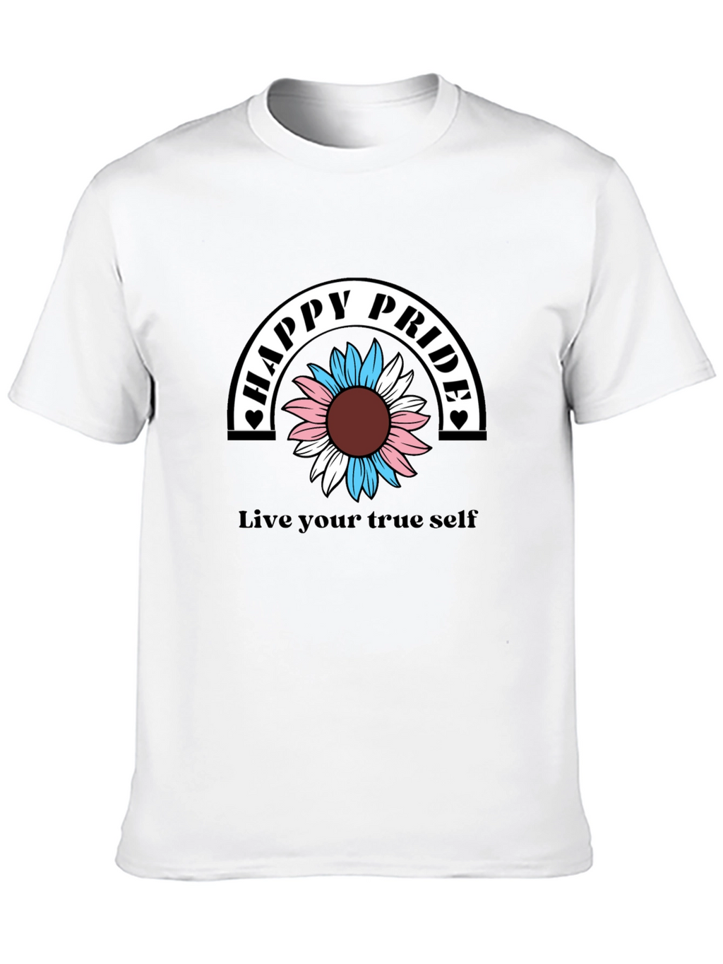 Happy Pride T-Shirt - Transgender Sunflower Design