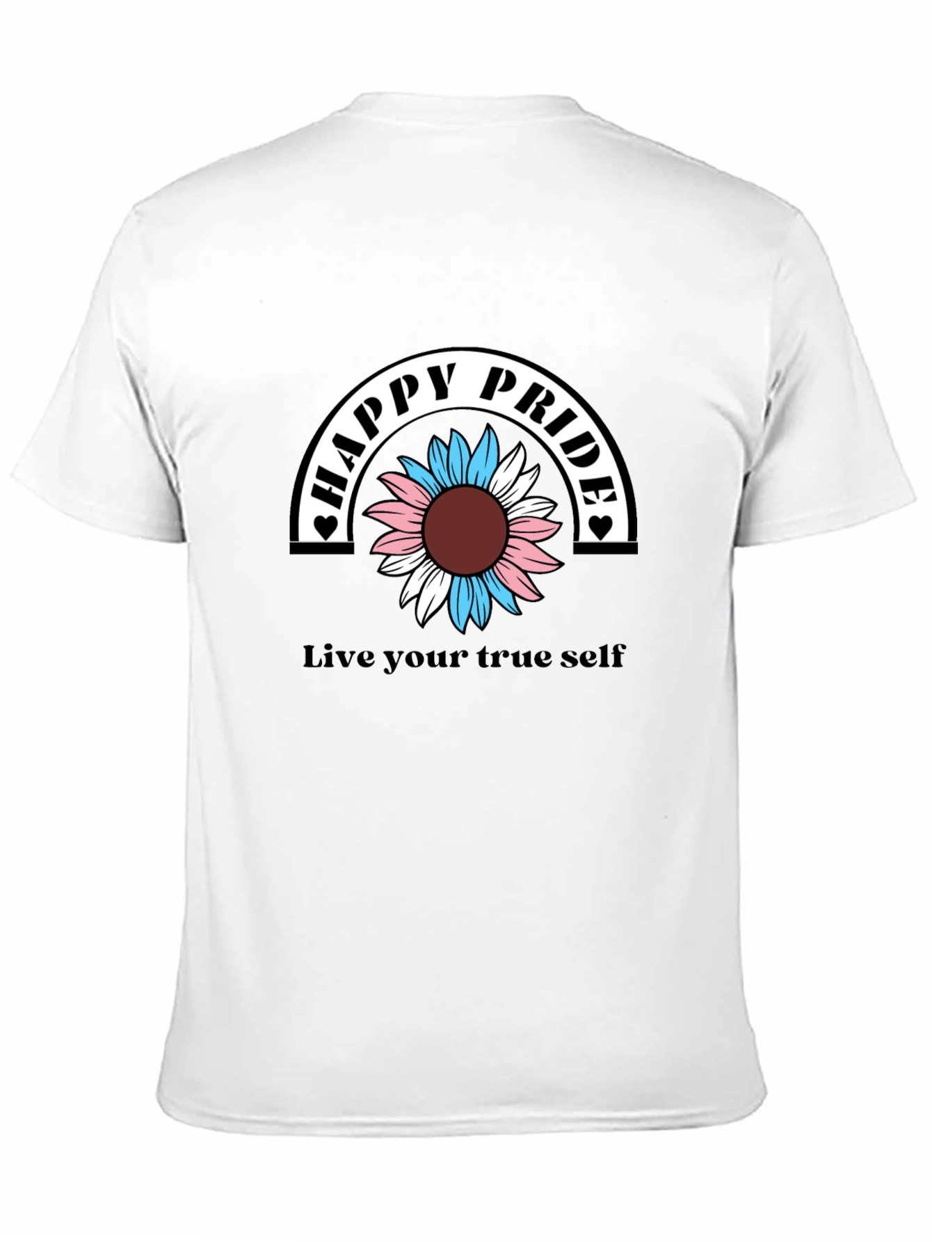 Happy Pride T-Shirt - Transgender Sunflower Design