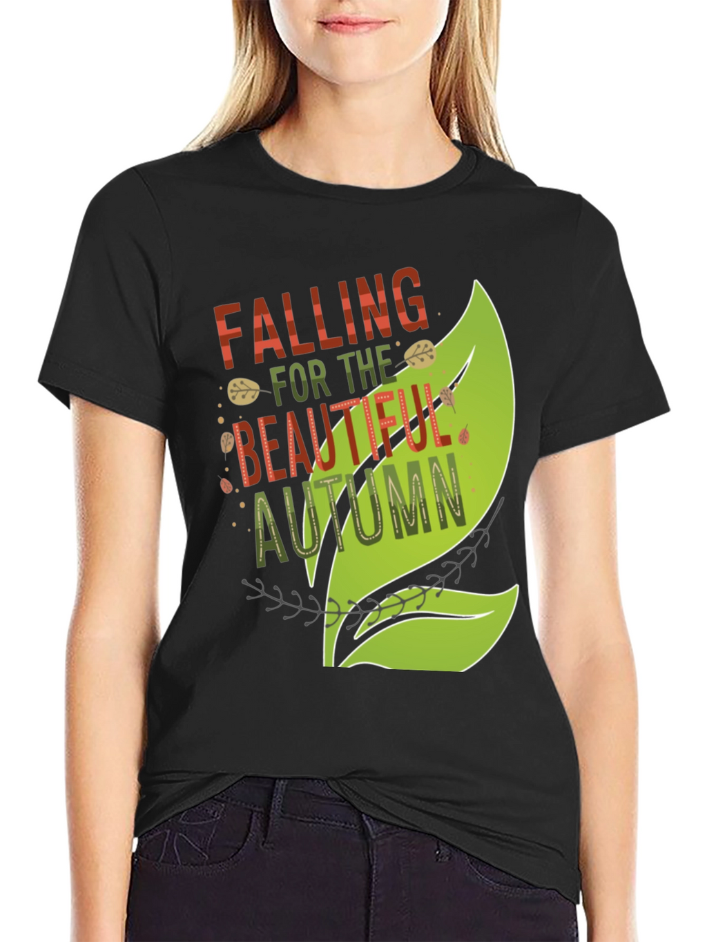 Falling for Autumn Graphic T-Shirt