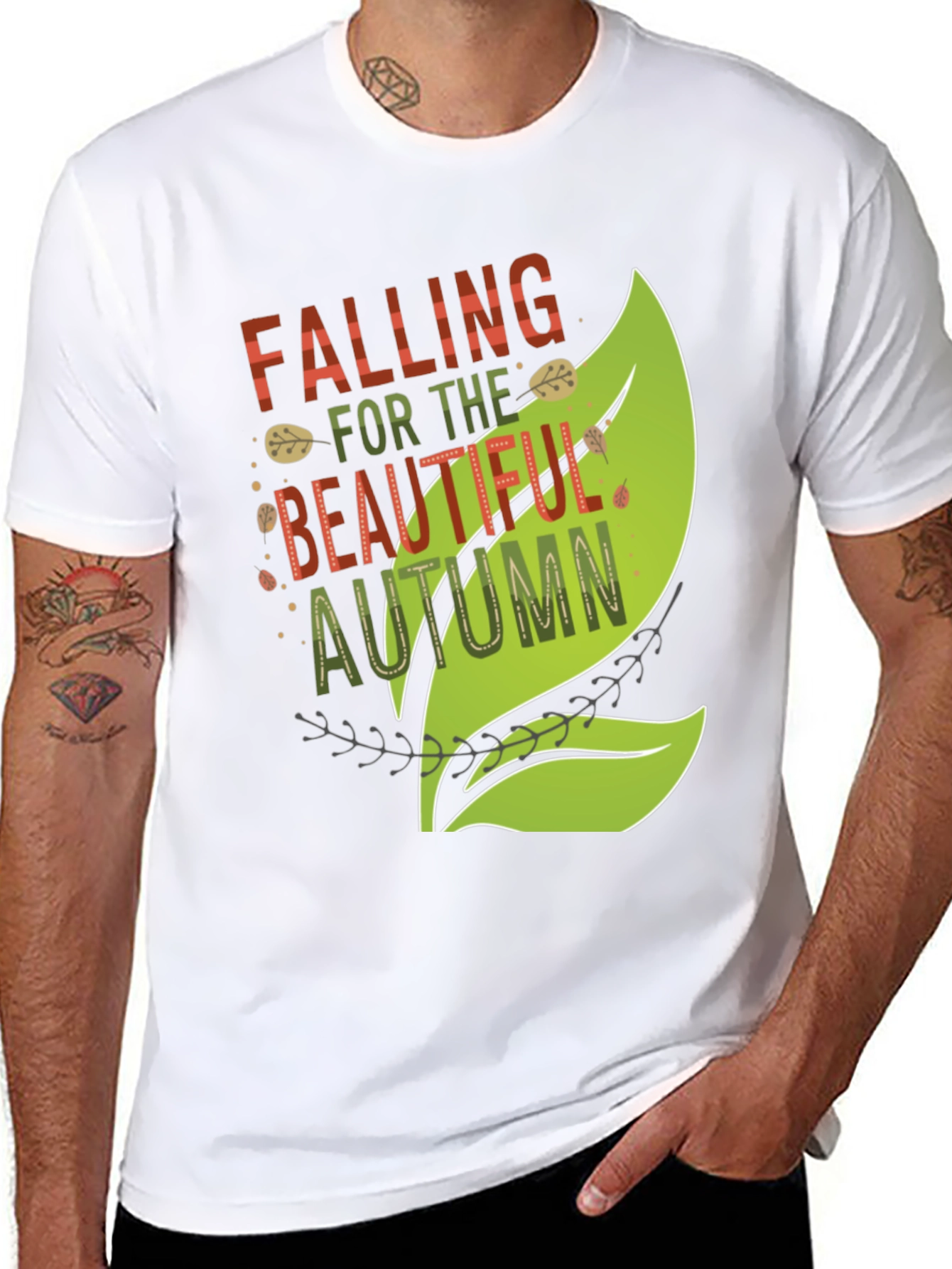 Falling for Autumn Graphic T-Shirt