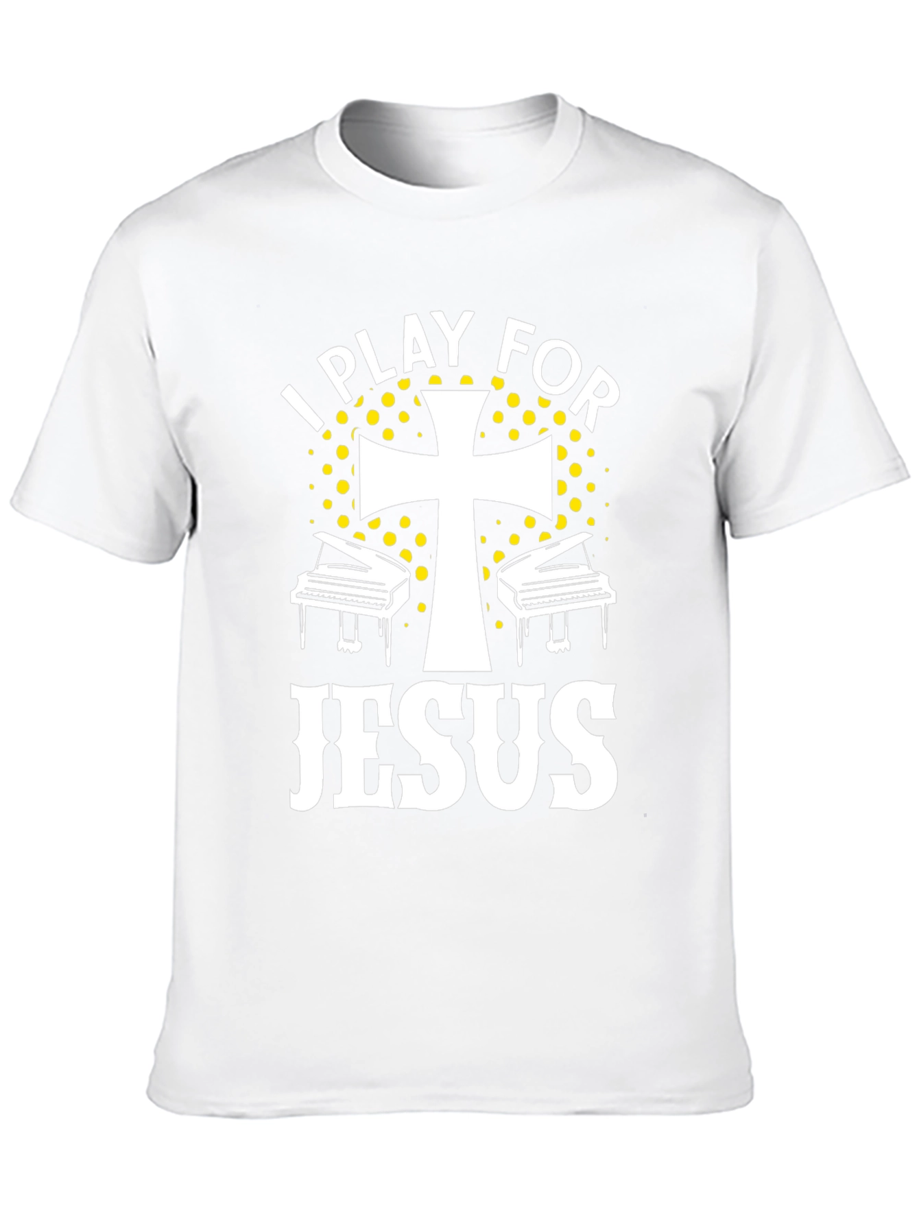 I Play For Jesus Piano Christian T-Shirt