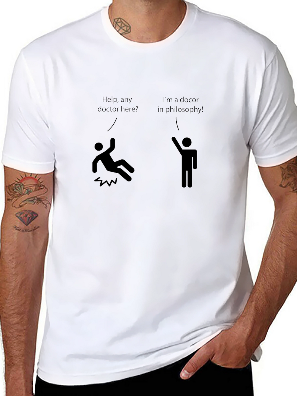 Doctor of Philosophy Funny Graphic T-Shirt