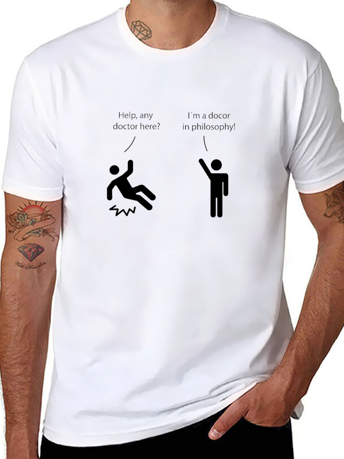 Doctor of Philosophy Funny Graphic T-Shirt