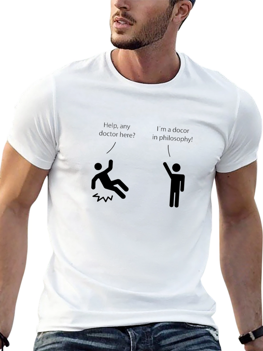Doctor of Philosophy Funny Graphic T-Shirt