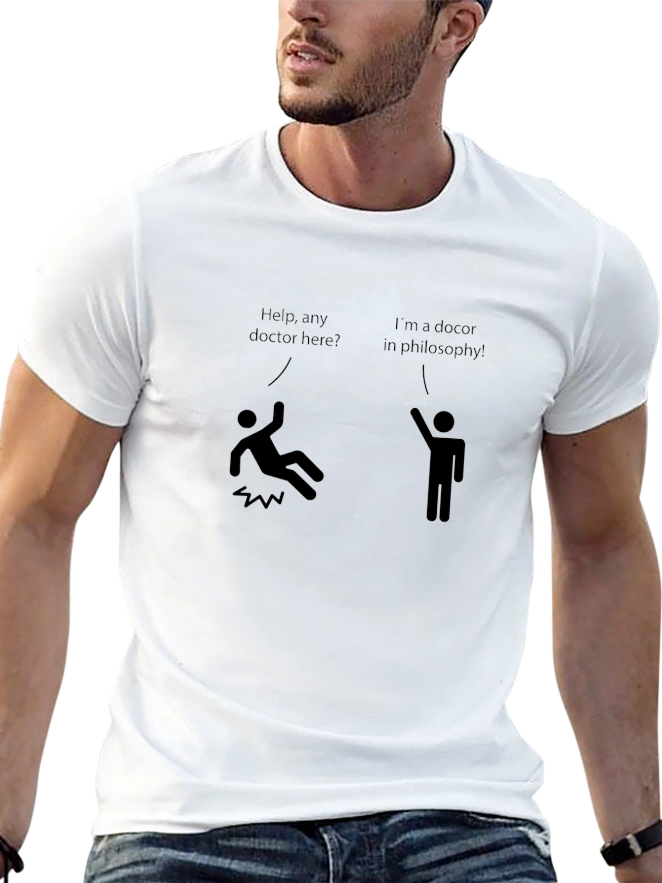 Doctor of Philosophy Funny Graphic T-Shirt