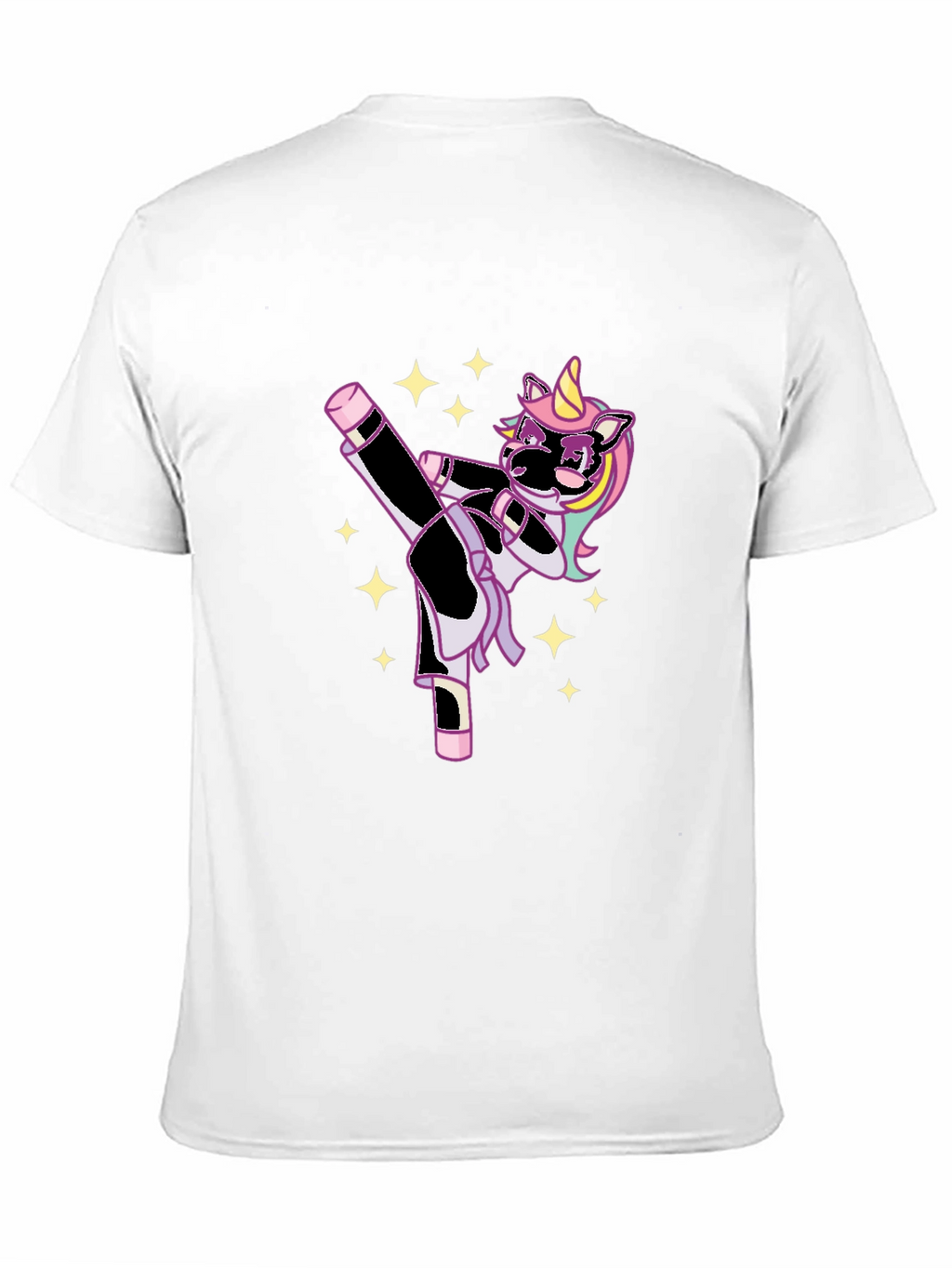 Unicorn Karate Black T-Shirt