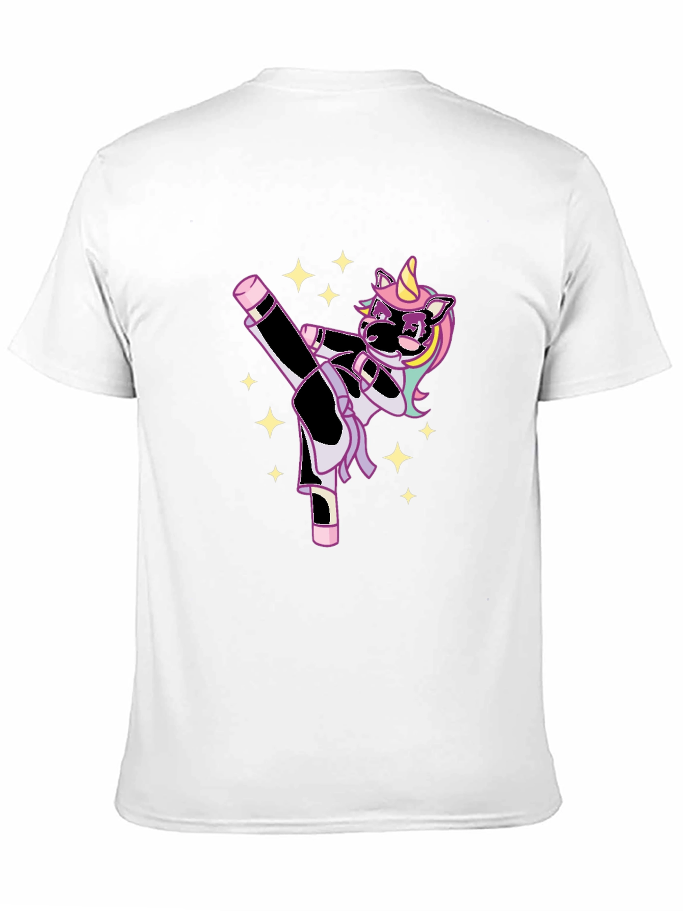 Unicorn Karate Black T-Shirt
