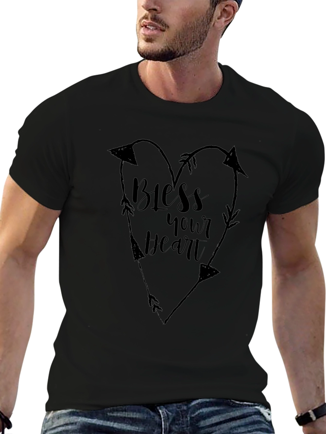 Bless Your Heart Arrow Heart T-Shirt