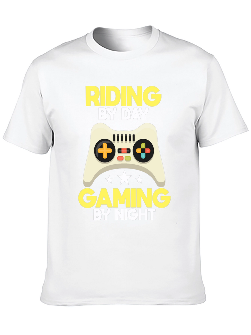 Riding By Day Gaming By Night T-Shirt