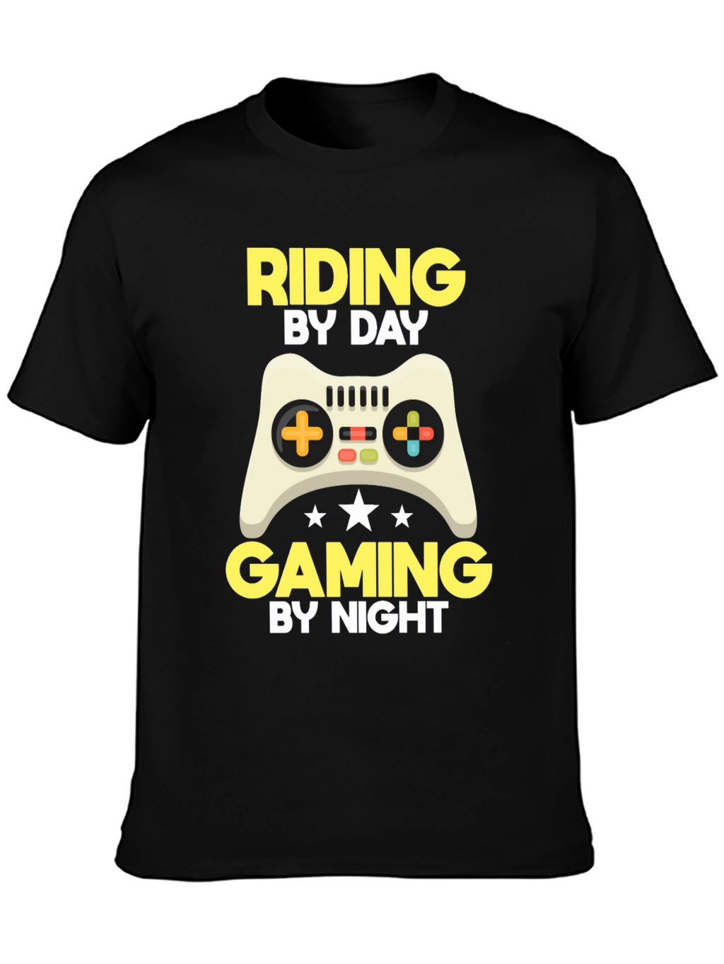Riding By Day Gaming By Night T-Shirt