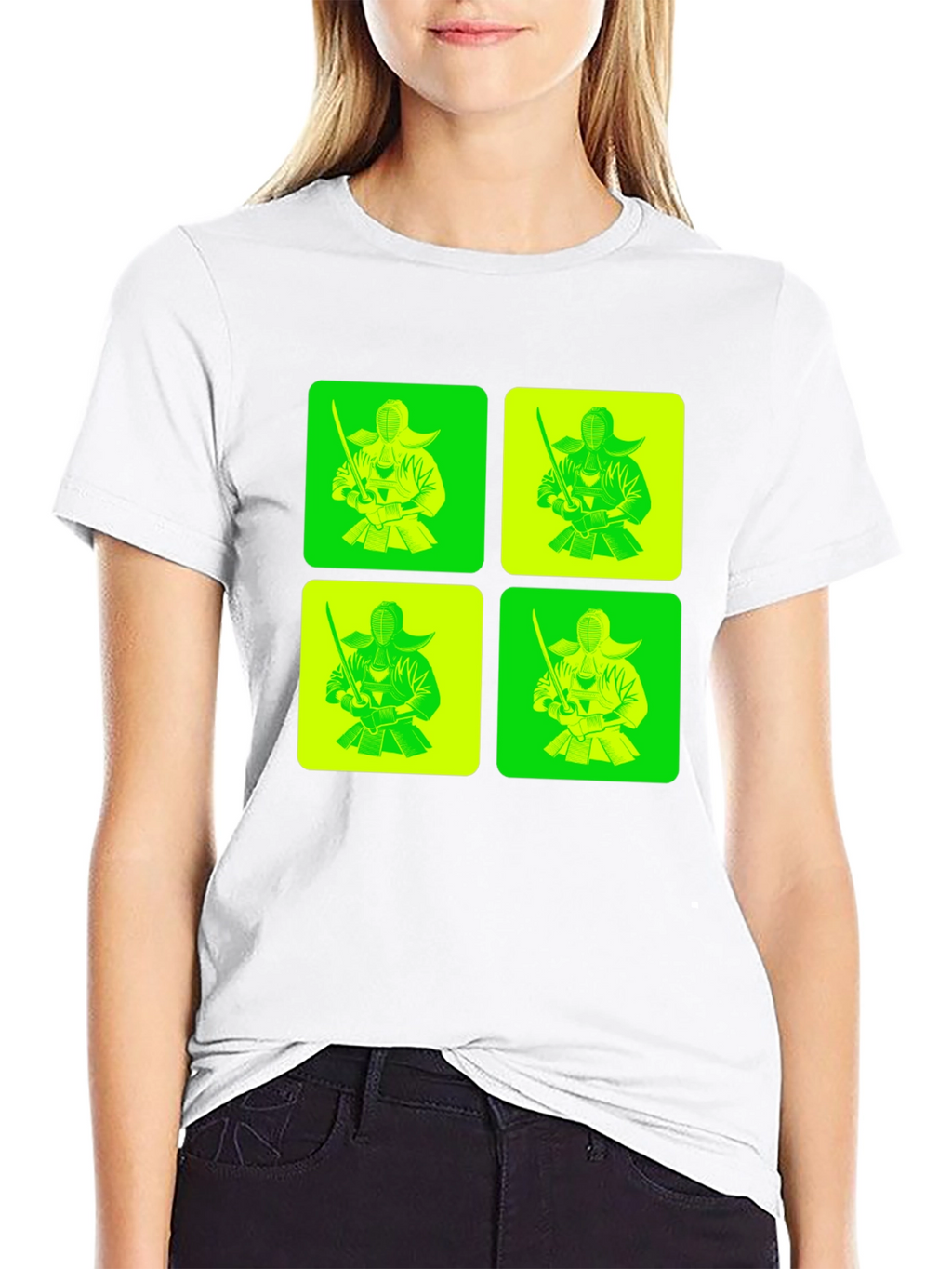 Kendo Fighter Graphic Tee - Unique Design
